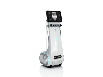 Touch display på professionel diode laser med behandlingsindstillinger