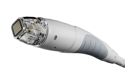 Internt opbygget diode laser håndstykke med teknisk komponentstruktur
