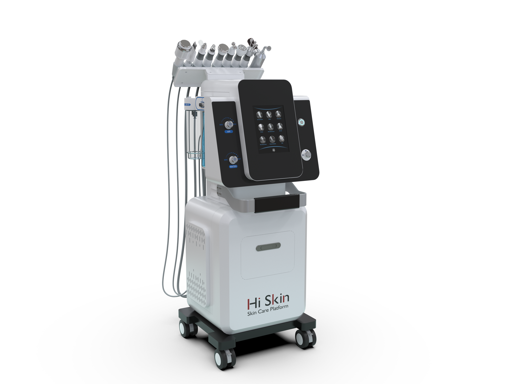 VSC Pro hydrafacial maskine med integreret touchskærm og væskekontrol