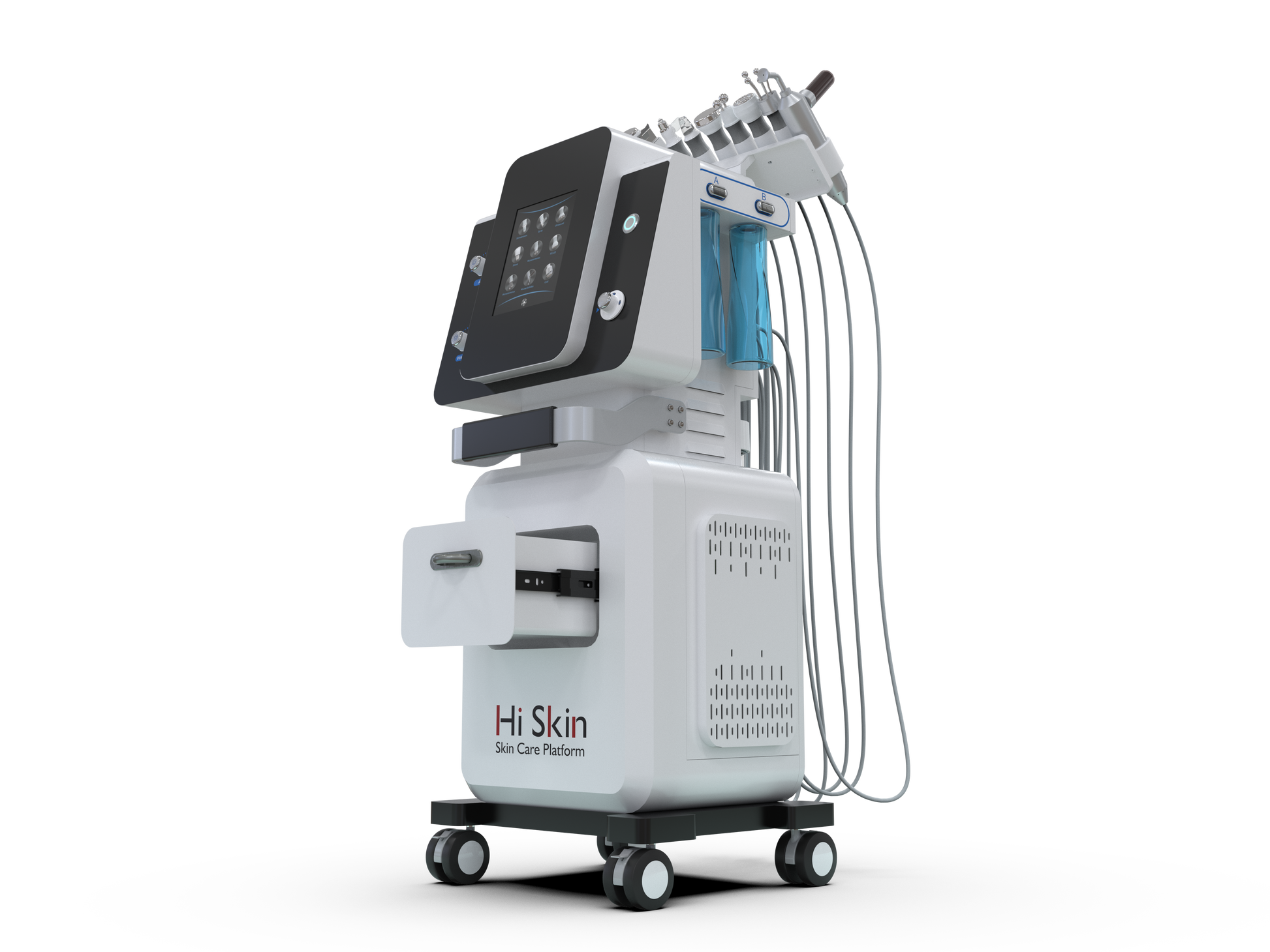 Hydra Facial maskine med integreret serum- og vakuumsystem