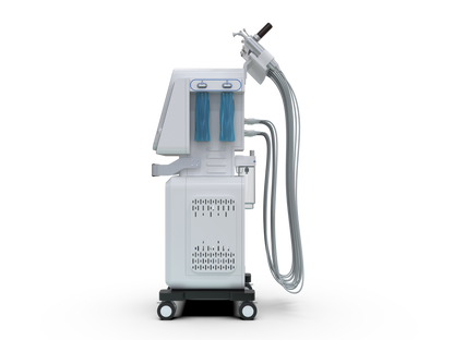 VSC Pro klinisk hydrafacial system med mobil base og væsketanke.