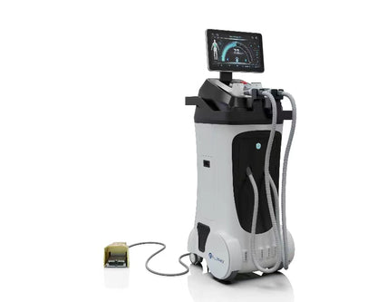 Diode laser 808 nm system med fodpedal og klinisk kontrolpanel
